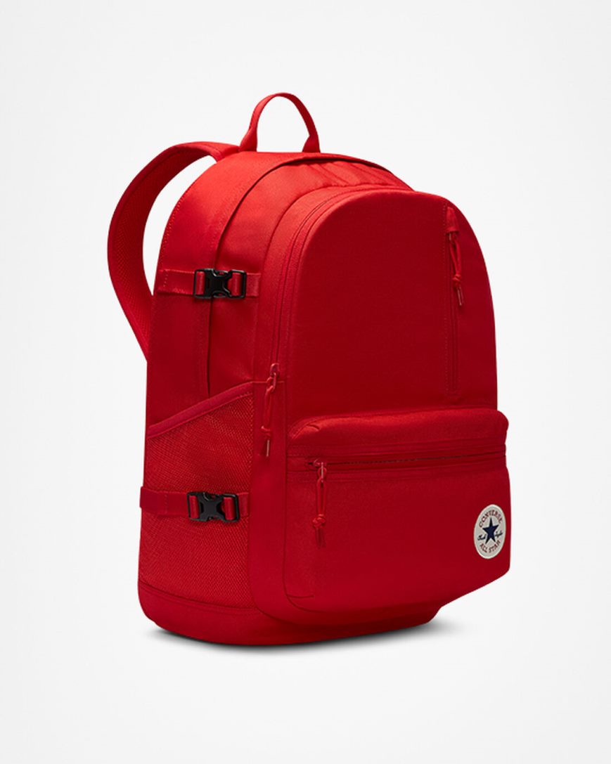 Mochilas Converse Em Linha Reta Edge Feminino Vermelhas | PT H0071P3